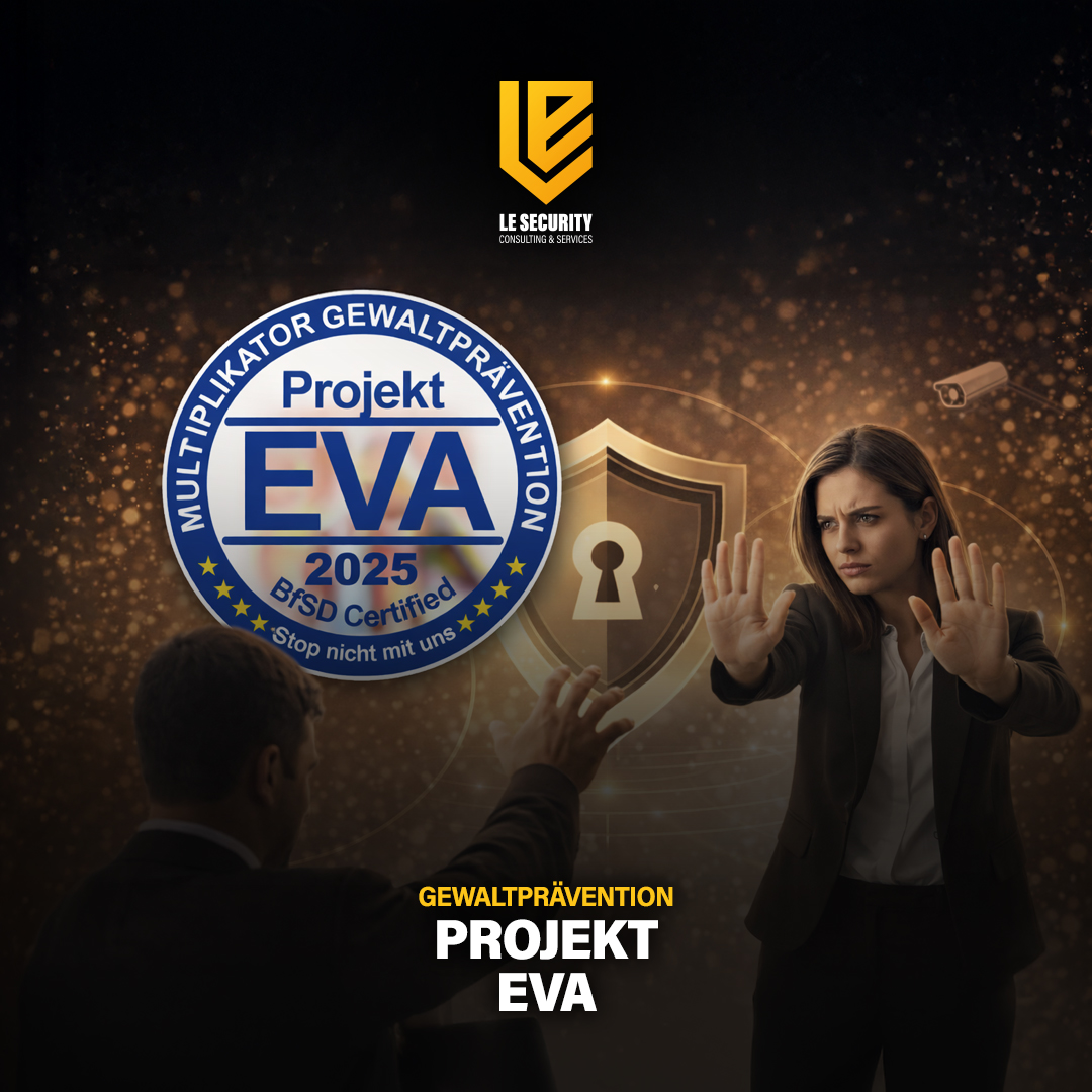 Handeln, bevor etwas passiert: Das Projekt EVA. - Selbstverteidigung ist keine Frage von reiner Körperkraft – echter Schutz beginnt im Kopf. Mit dem Projekt EVA lernst Du, wie Du brenzlige Situationen frühzeitig entschärfst, noch bevor sie überhaupt gefährlich werden können.